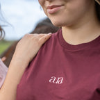 T-shirt AURA / Bordeaux