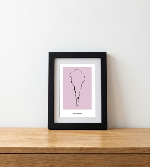 Cadre personnalisé Unique / Couleur