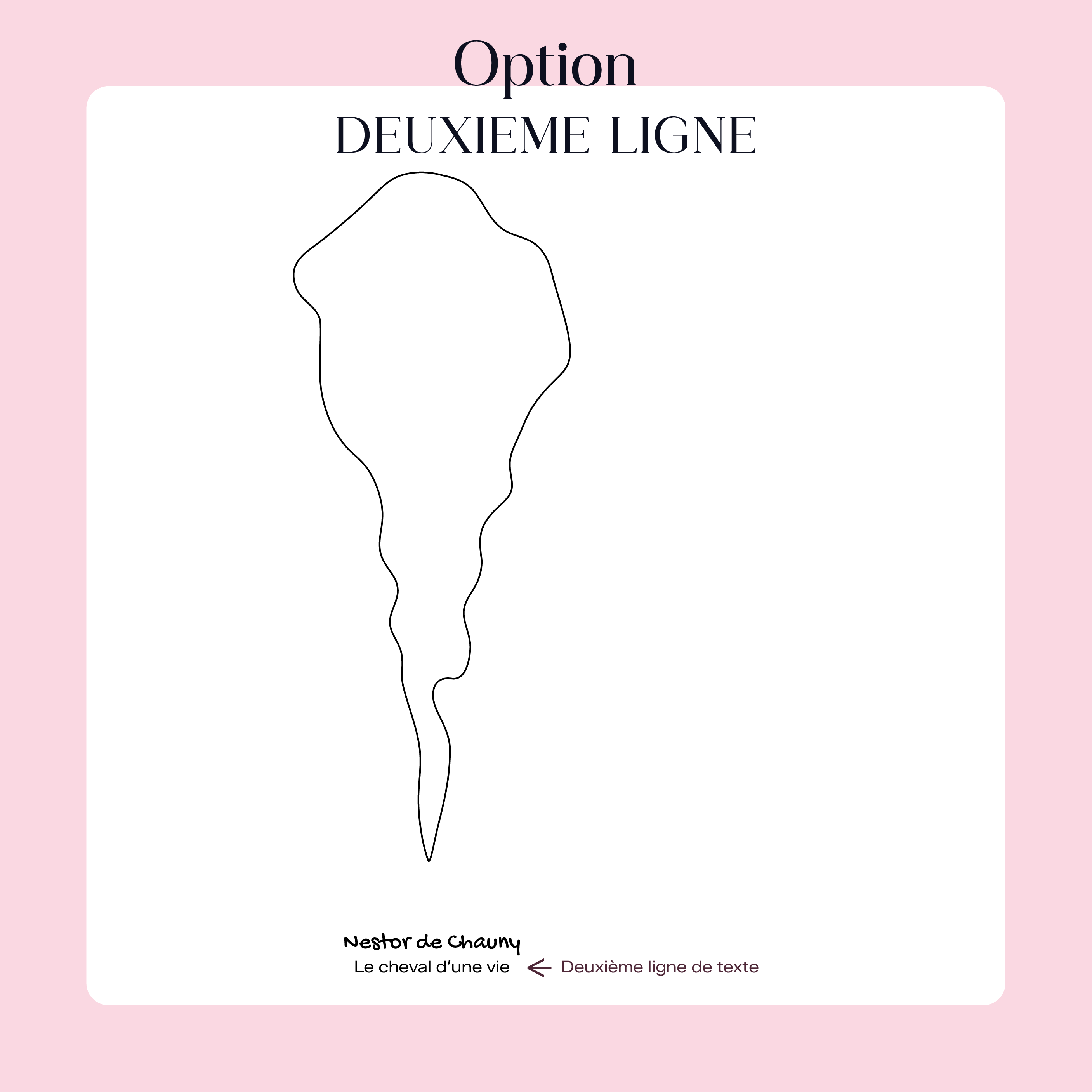 Cadre personnalisé Unique