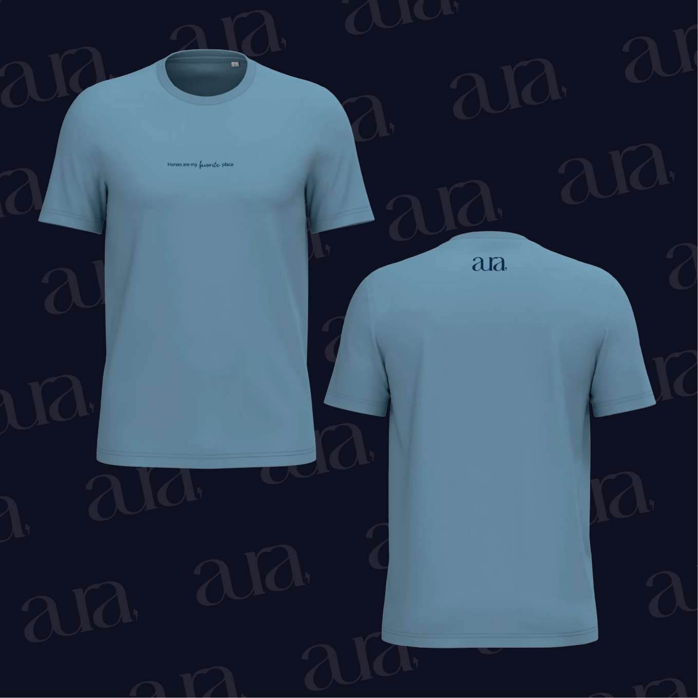 T-shirt Favorite Place / Bleu