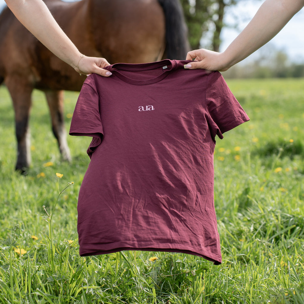 T-shirt AURA / Bordeaux
