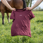 T-shirt AURA / Bordeaux