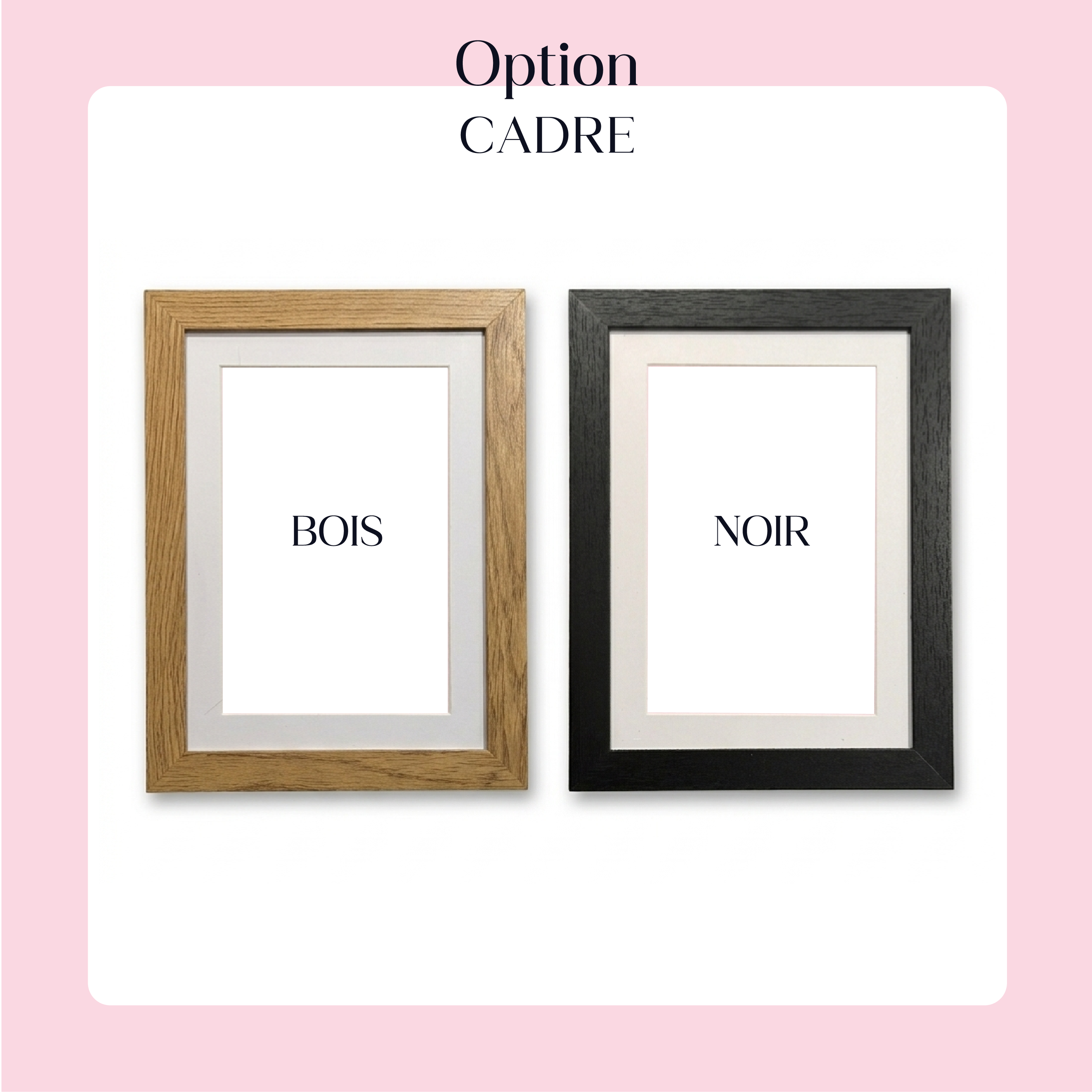 Cadre personnalisé Juste Toi